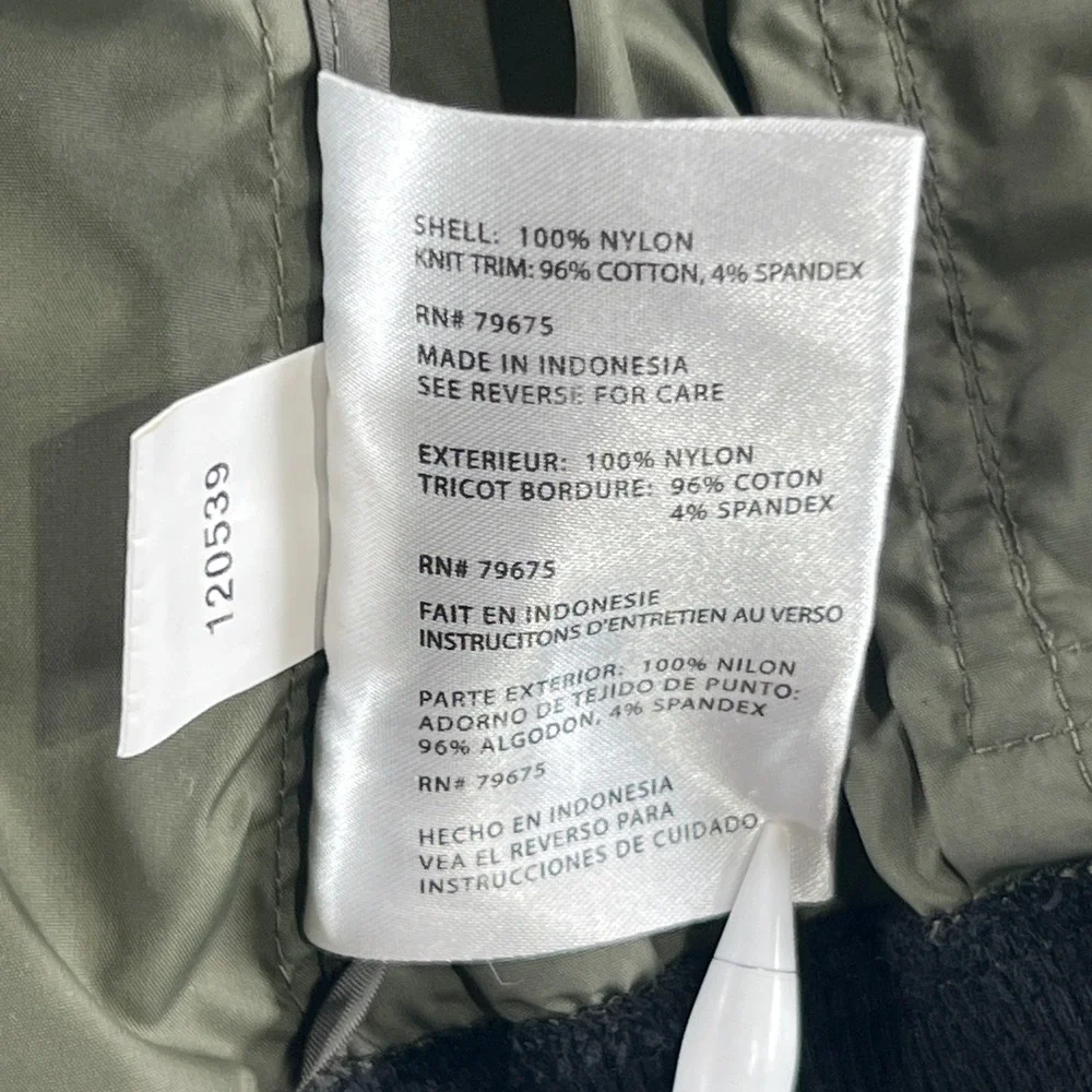 Michael Kors Bomber Jacket Women M Olive Green Utility Gorpcore MilitaryHooded